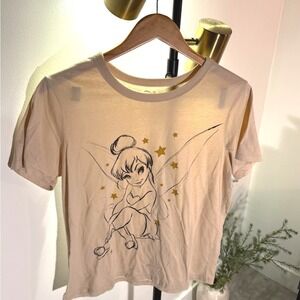 Disney character tee tinkerbell adult lg stars collector handpainted style GUC